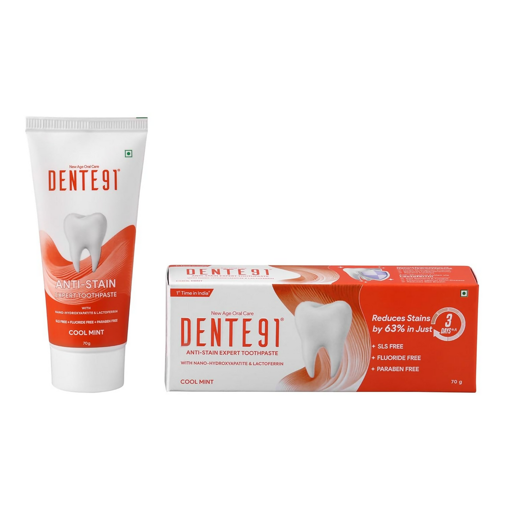 Dente91 Anti-Stain Expert Toothpaste For Stain Removal &Teeth Whitening | Grocsy