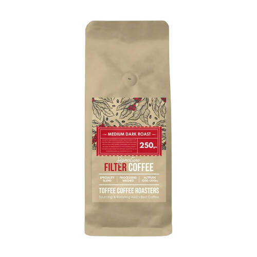 Toffee Coffee Roasters South Indian Traditional Filter Coffee - Medium Roast | Grocsy