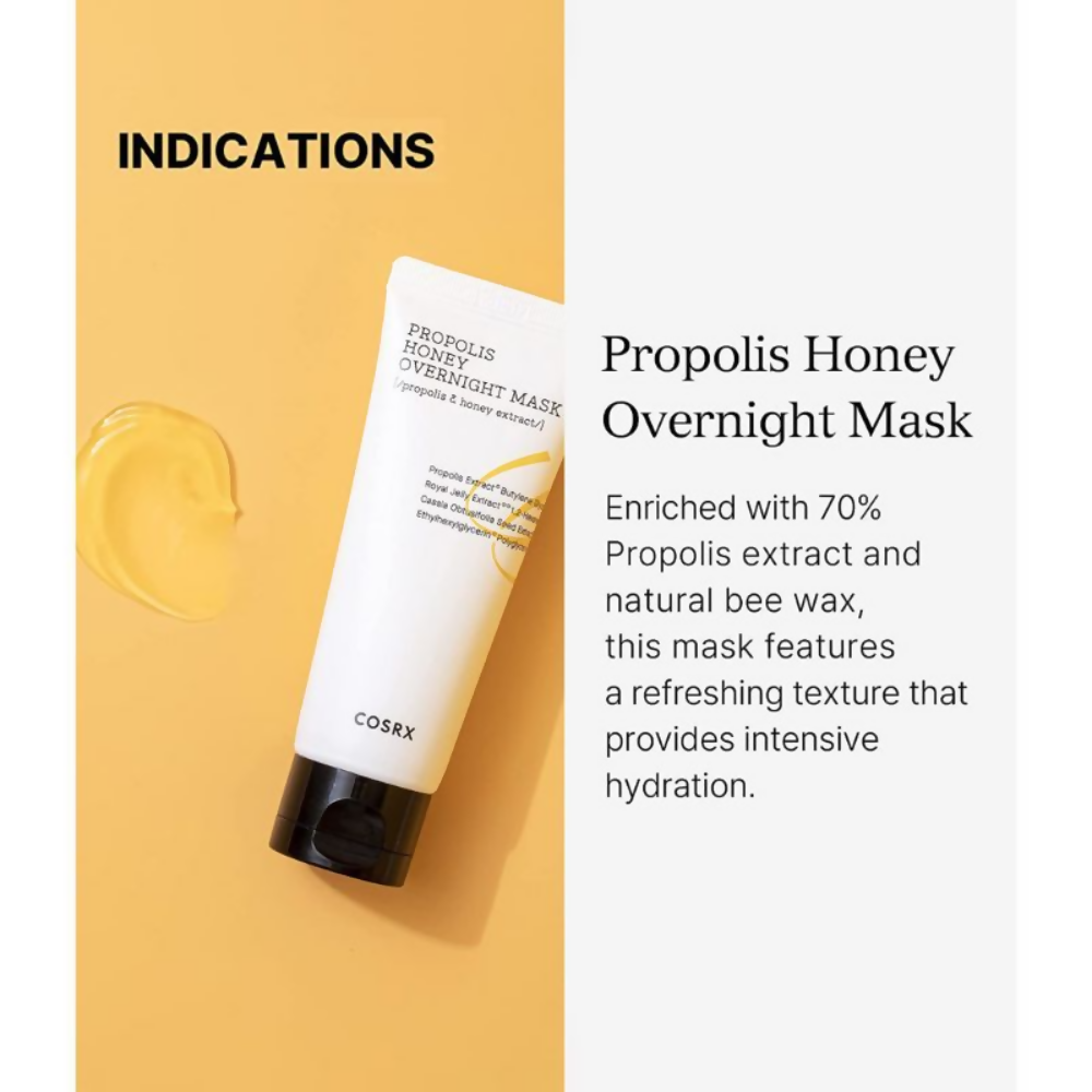 Cosrx Full Fit Propolis Honey Overnight Mask | Grocsy