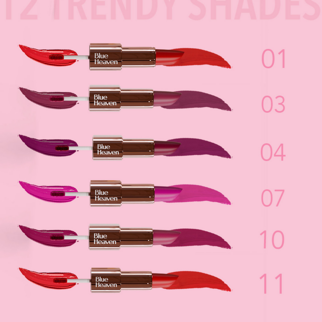 Blue Heaven Love Duo 2 In 1 Dual Sided Lipstick - 14 | Grocsy