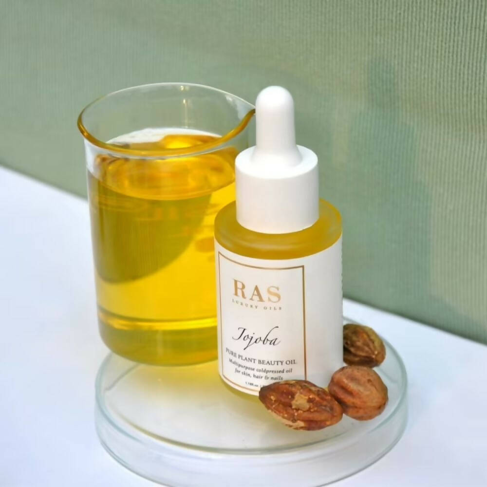 Ras Luxury Oils Jojoba Pure Plant Beauty Oil | Grocsy