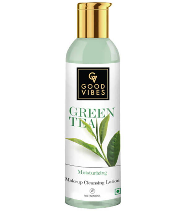 Good Vibes Moisturizing Makeup Cleansing Lotion - Green Tea | Grocsy