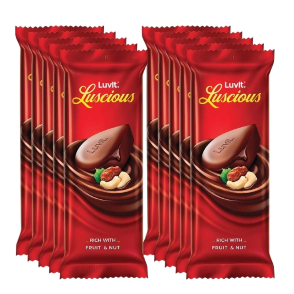 LuvIt. Luscious Fruit & Nut Chocolate Bars | Grocsy