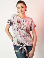 Myshka Women's Multi Printed Top | Grocsy