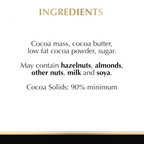Lindt Excellence 90% Cocoa Dark Supreme Noir Chocolate Bar | Grocsy