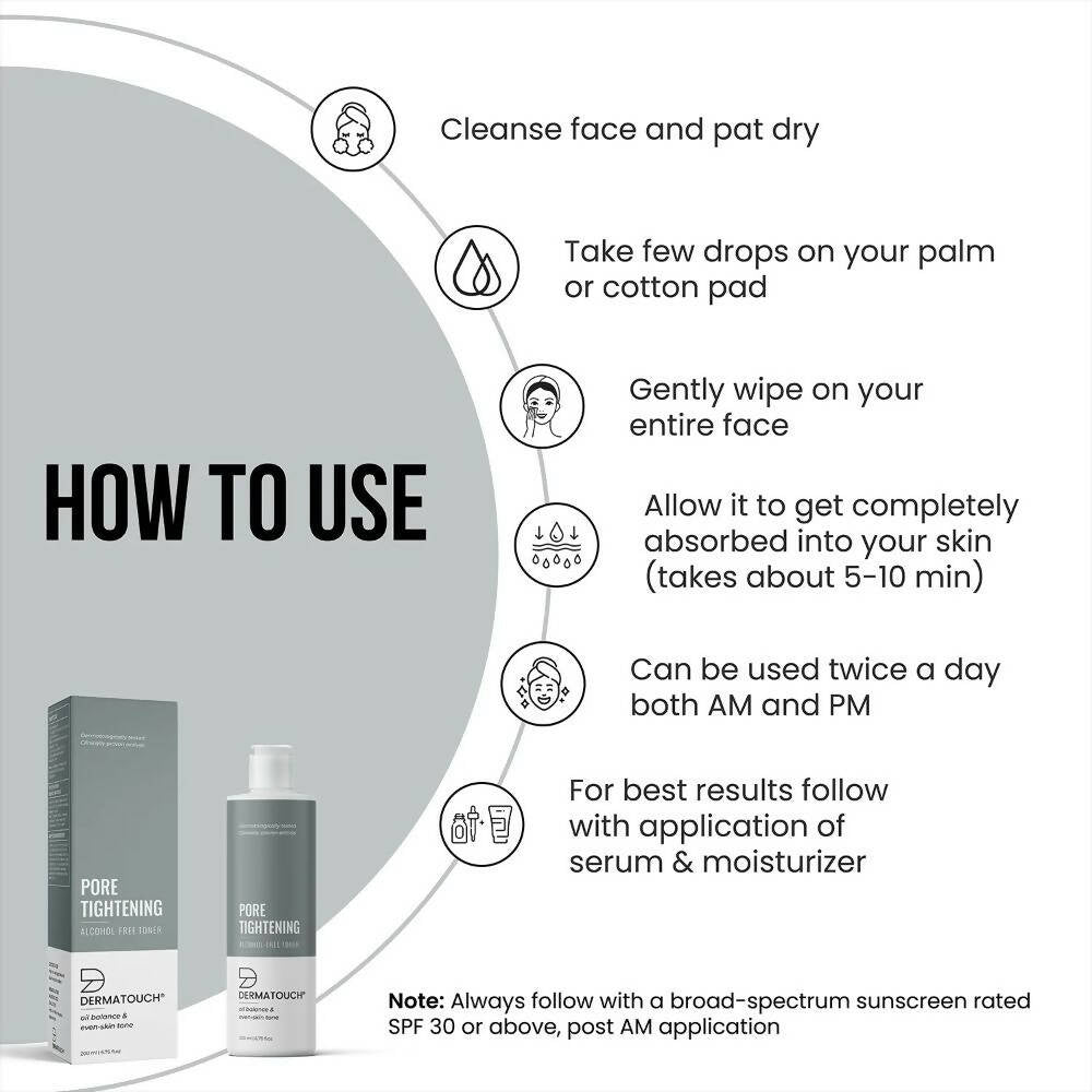 Dermatouch Pore Tightening Alcohol-Free Toner | Grocsy