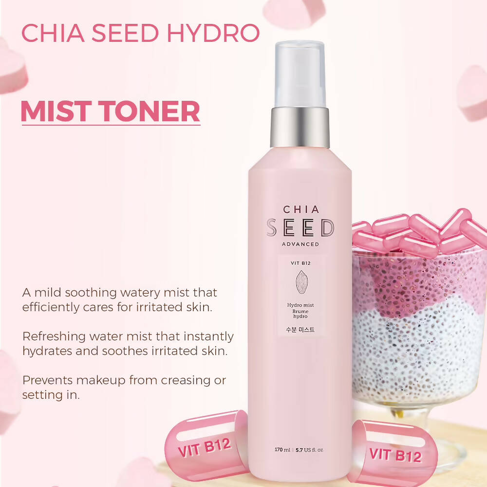 The Face Shop Chia Seed Hydro Mist - Korean Skincare | Grocsy