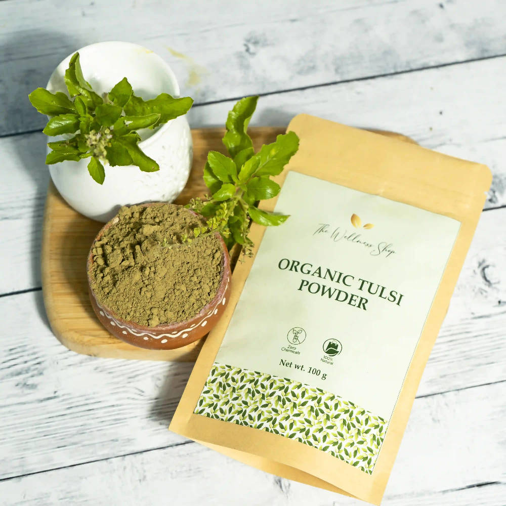 The Wellness Shop Organic Tulsi Powder | Grocsy