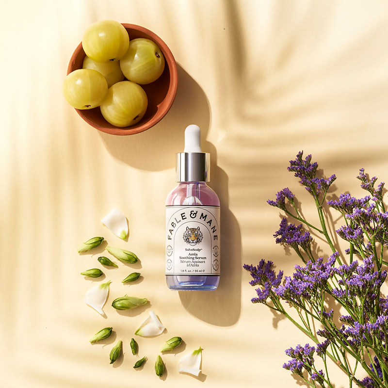 Fable & Mane Sahascalp Amla Soothing Hair Serum For Dry And Sensitive Scalp | Grocsy