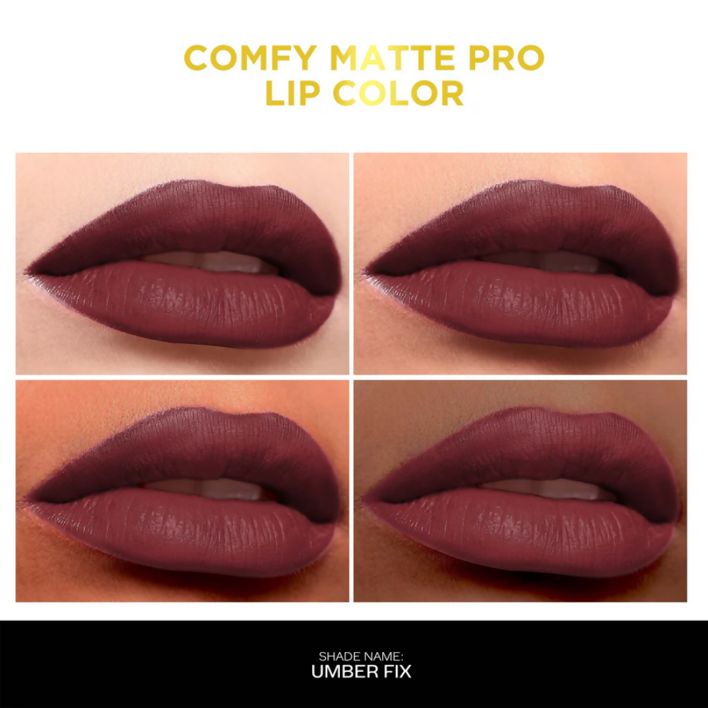 Faces Canada Comfy Matte Pro Liquid Lipstick - Umber Fix 10 | Grocsy