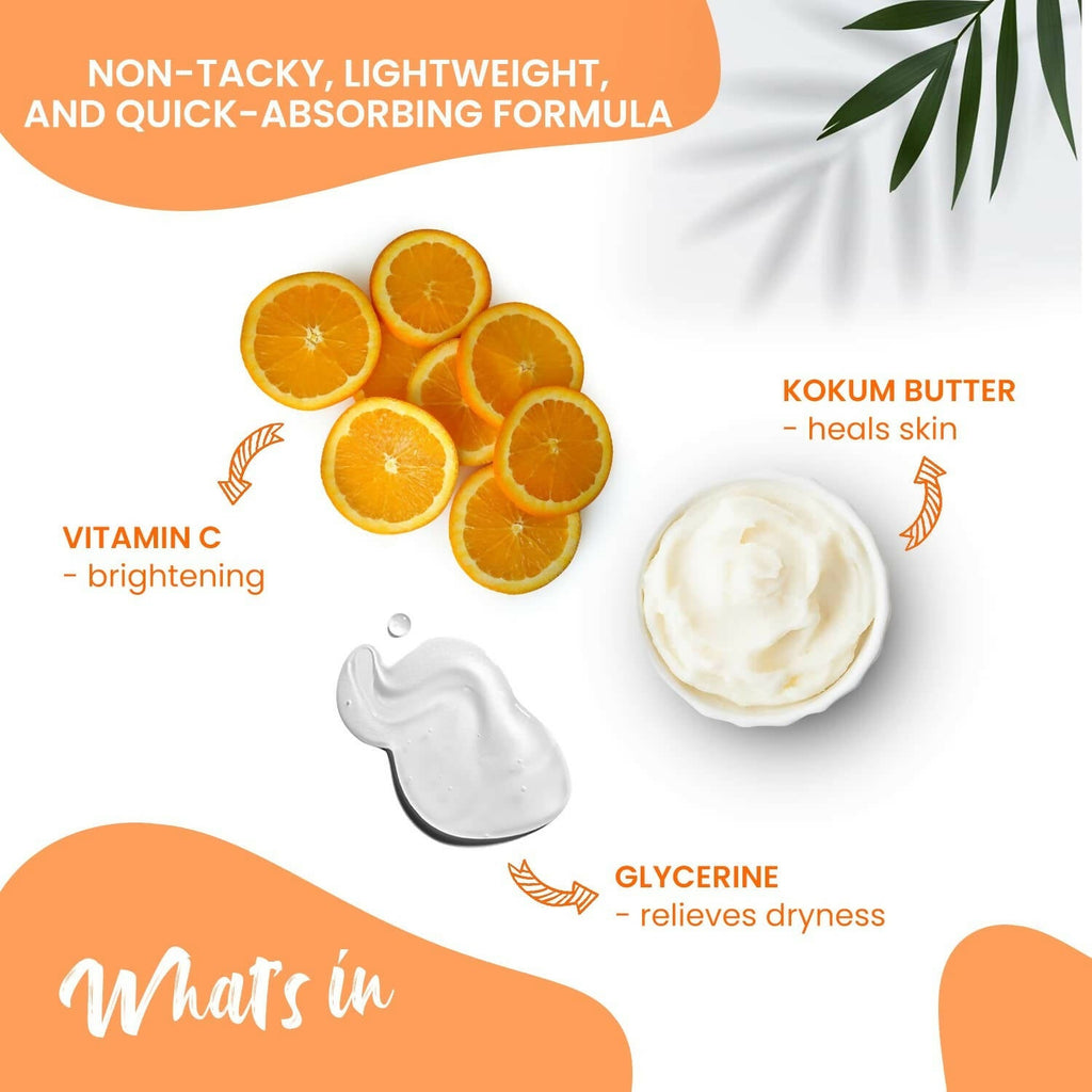 NutriGlow NATURAL'S Vitamin C Lightening Body Yogurt, Moisturize Skin, Deep Nourishing | Grocsy