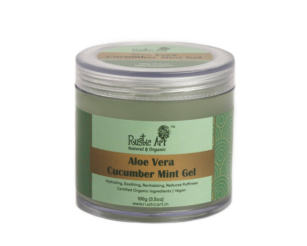 Rustic Art Aloe Vera Cucumber Mint Gel | Grocsy