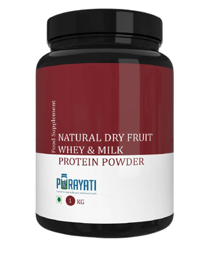 Purayati Natural Dry Fruit Whey & Milk Protein Powder | Grocsy