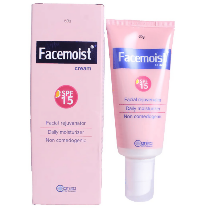 Facemoist Cream SPF 15 Facial Rejuvenator & Daily Moisturiser | Grocsy