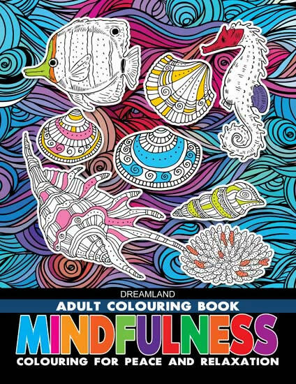 Dreamland Mindfulness- Colouring Book for Adults | Grocsy