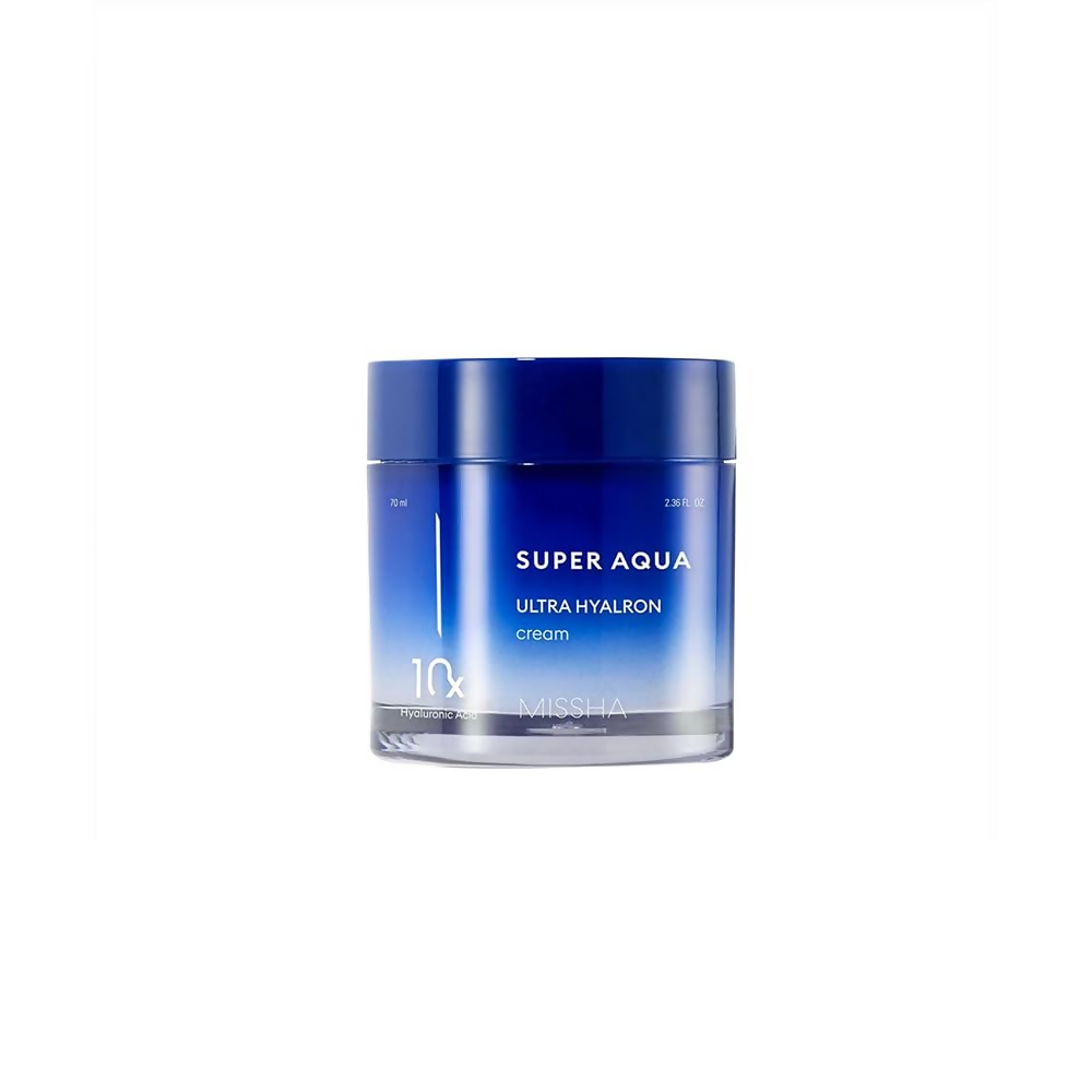 Missha Super Aqua Ultra Hyalron Cream For Intense Hydration And Skin Barrier Support | Grocsy