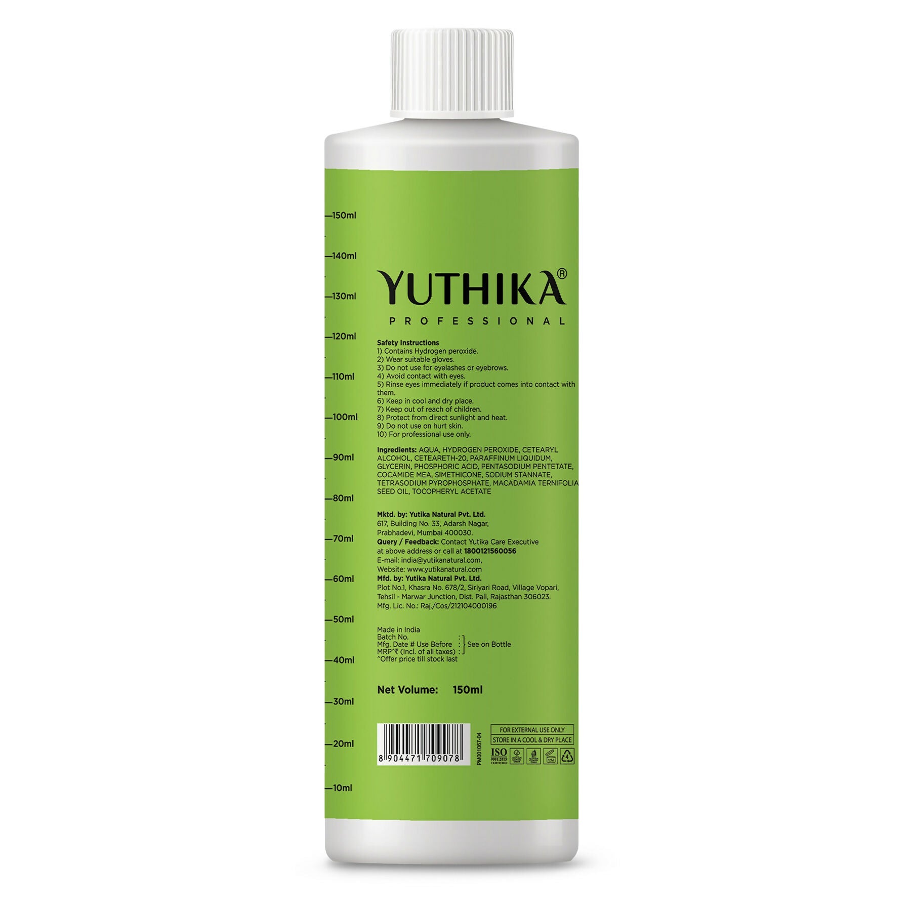 Yuthika Professional Hair Developer 40 Volume (12%) | Grocsy