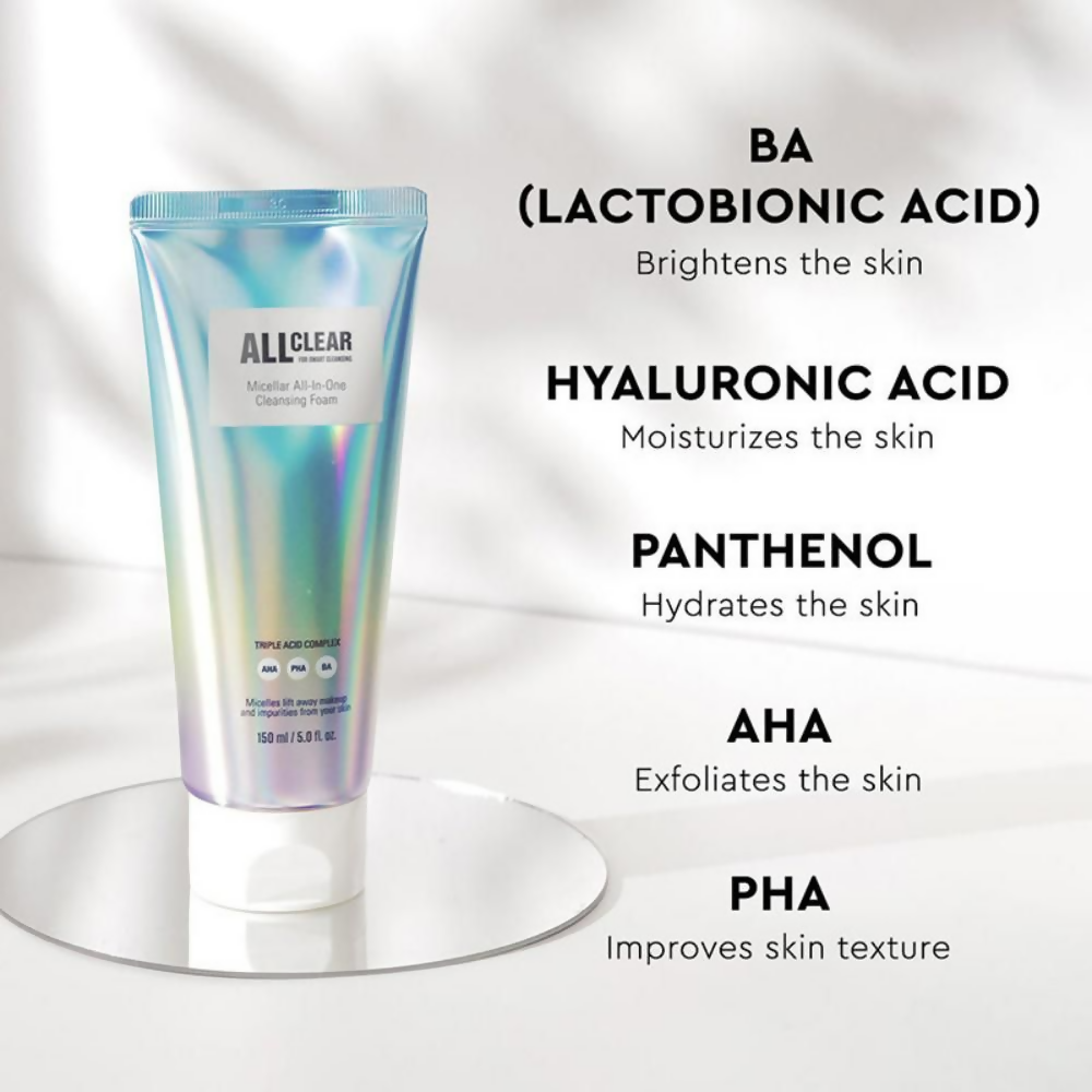 The Face Shop All Clear Micellar All-In-One Face Wash | Grocsy