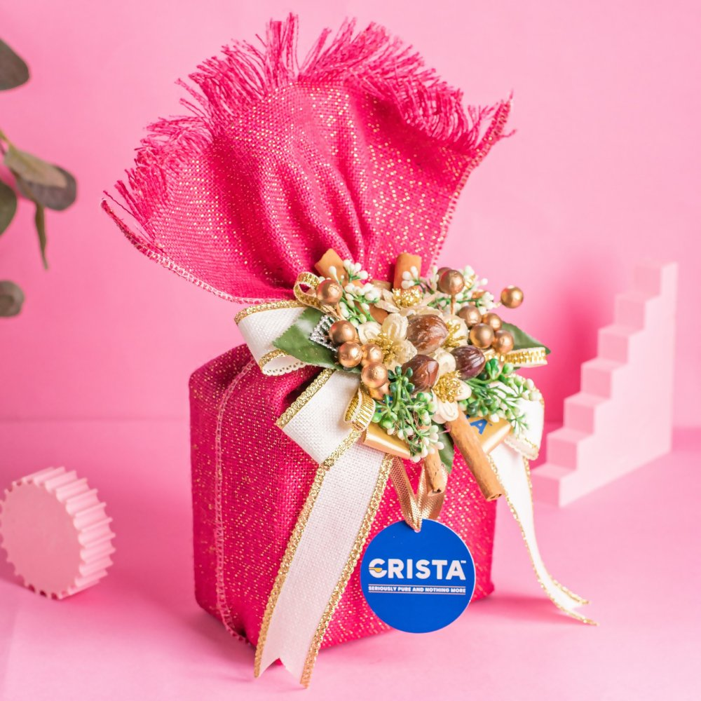 Crista Spices Earthy Spice Potli - Pink | Grocsy