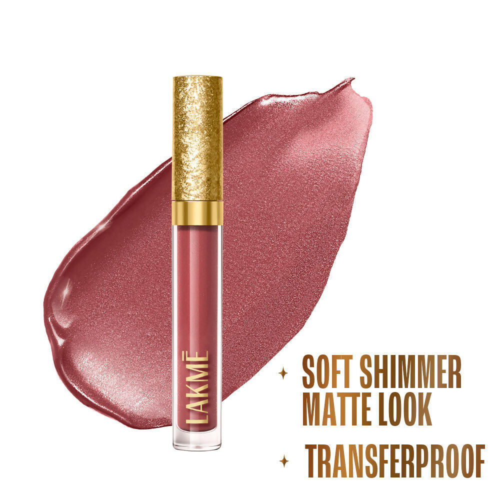 Lakme Be-jewel Shimmer Lip Liquid - Pink Topaz | Grocsy