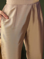 Sangria Woven Design Kurta & Trouser With Dupatta | Grocsy