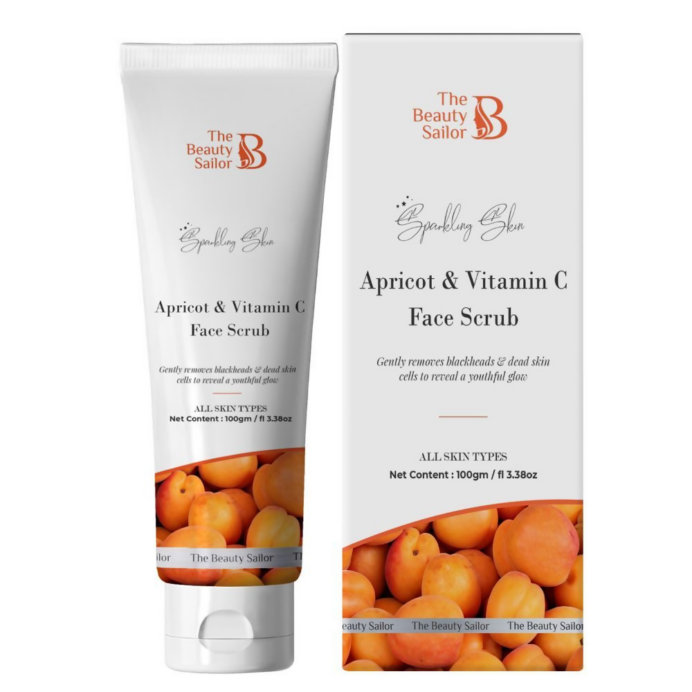 The Beauty Sailor Apricot And Vitamin C Face Scrub | Grocsy