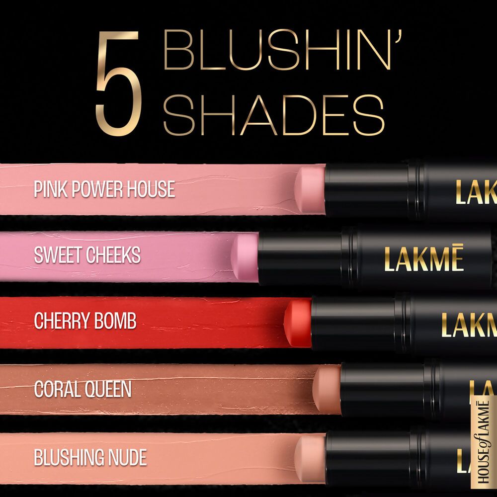 Lakme Facelift MultiSlayer Blush Stick - Cherry Bomb | Grocsy