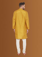 Even Apparels Men's Pintuck Fancy Beige Kurta | Grocsy