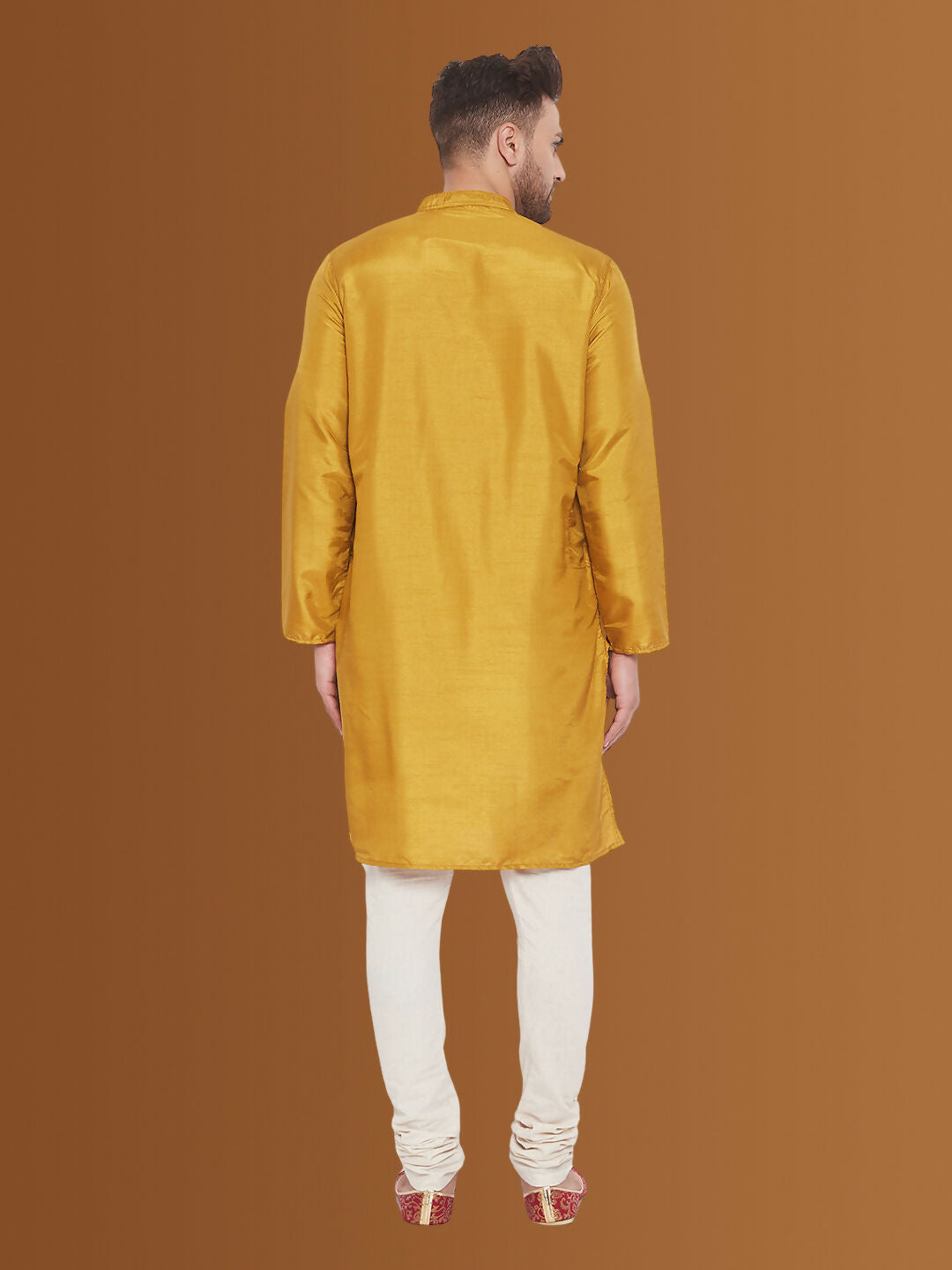 Even Apparels Men's Pintuck Fancy Beige Kurta | Grocsy