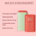 PIXI On The Glow Cream Blush - Juicy | Grocsy