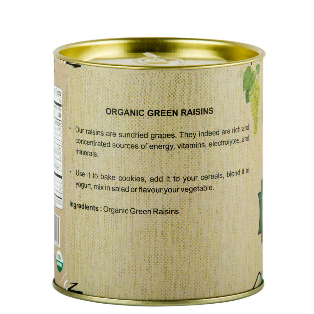 Praakritik Organic Green Raisins | Grocsy