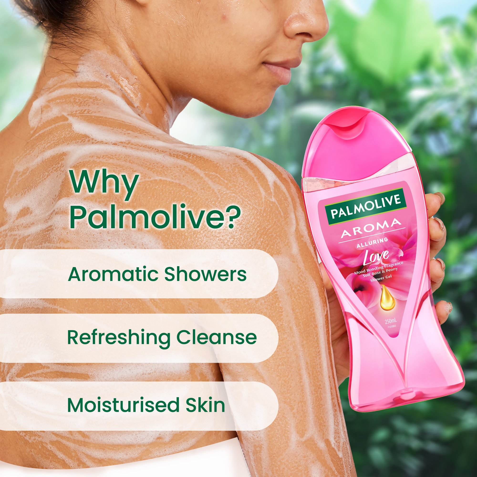 Palmolive Aroma Alluring Love Body Wash With Soft Rose & Peony | Grocsy