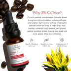 Juicy Chemistry 3% Caffeine + Peptides Eye Serum | Grocsy