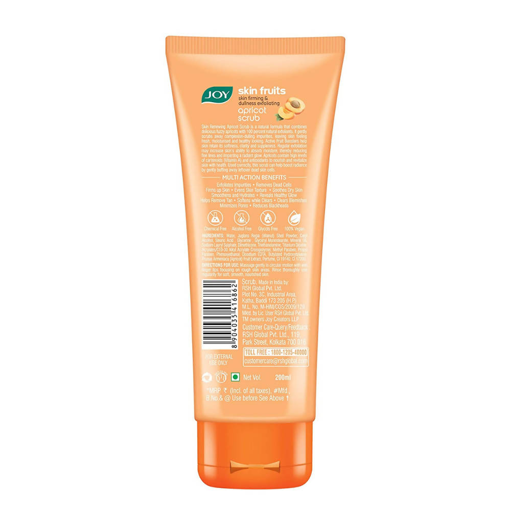 Joy Skin Fruits Skin Firming & Dullness Exfoliating Apricot Scrub | Grocsy