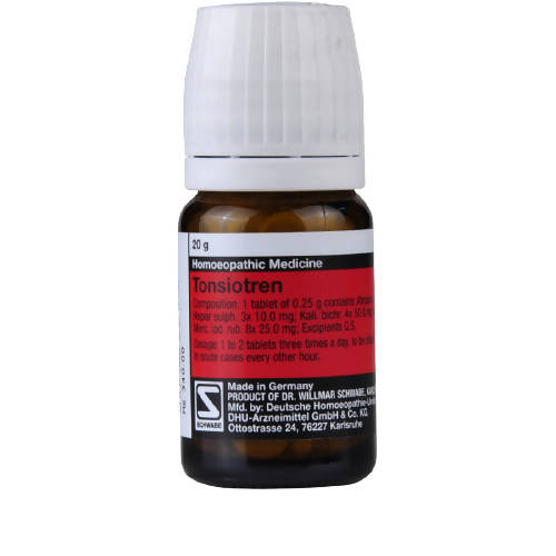Dr. Willmar Schwabe Germany Tonsiotren Tablets | Grocsy