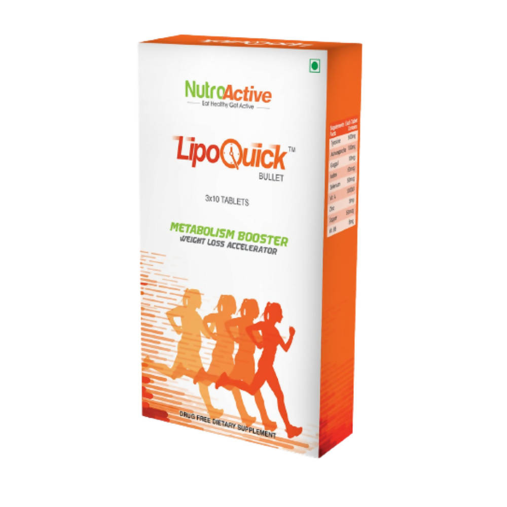Nutroactive Lipoquick Metabolism Booster Tablets | Grocsy