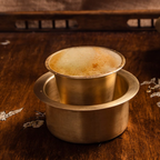Sidapur Brass Dabara Set - Plain Brushed Matte Finish | Grocsy