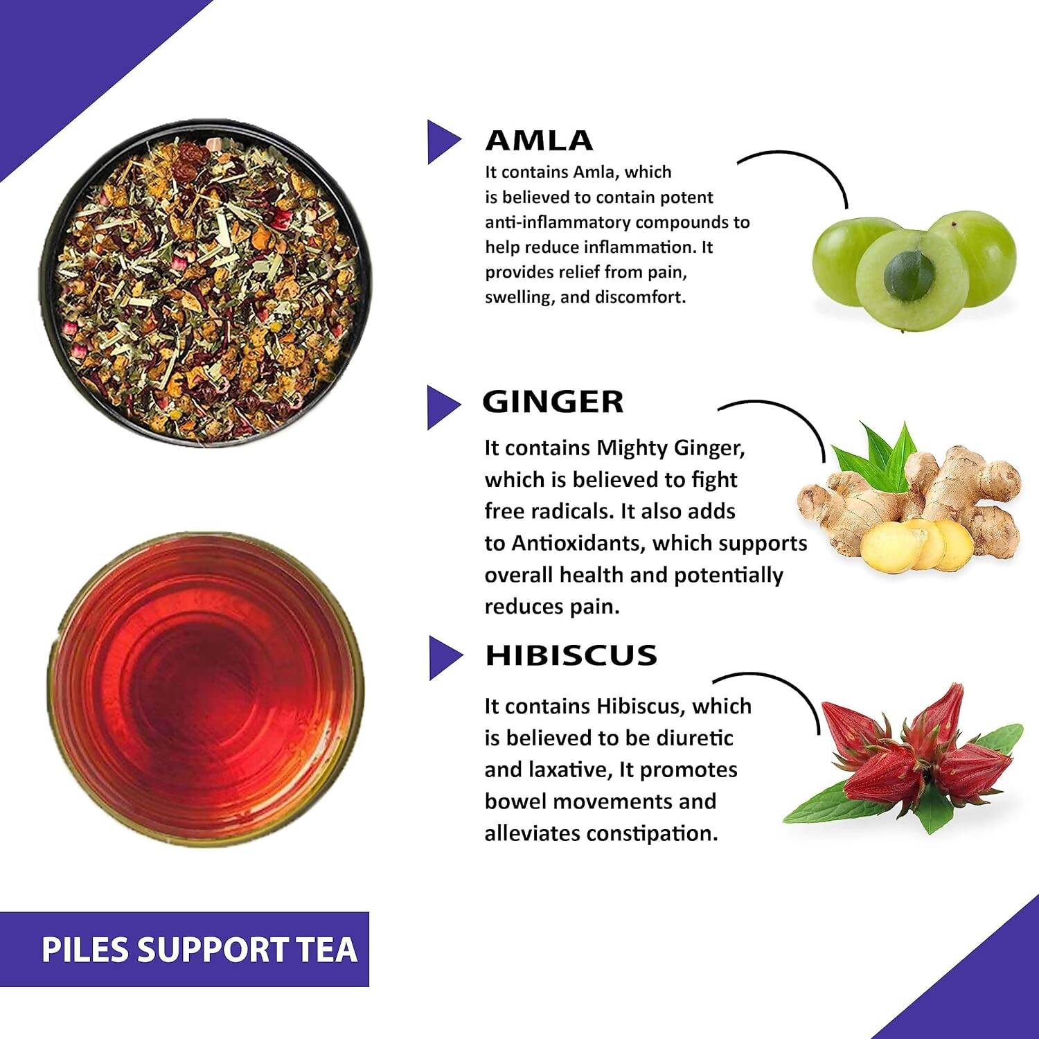 Teacurry Piles Support Tea Bags | Grocsy