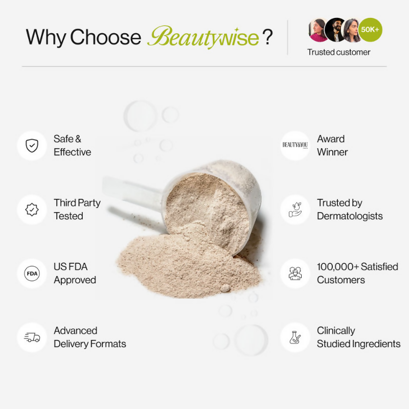 Beautywise Advanced Marine Collagen Peptides Powder - Lemon | Grocsy