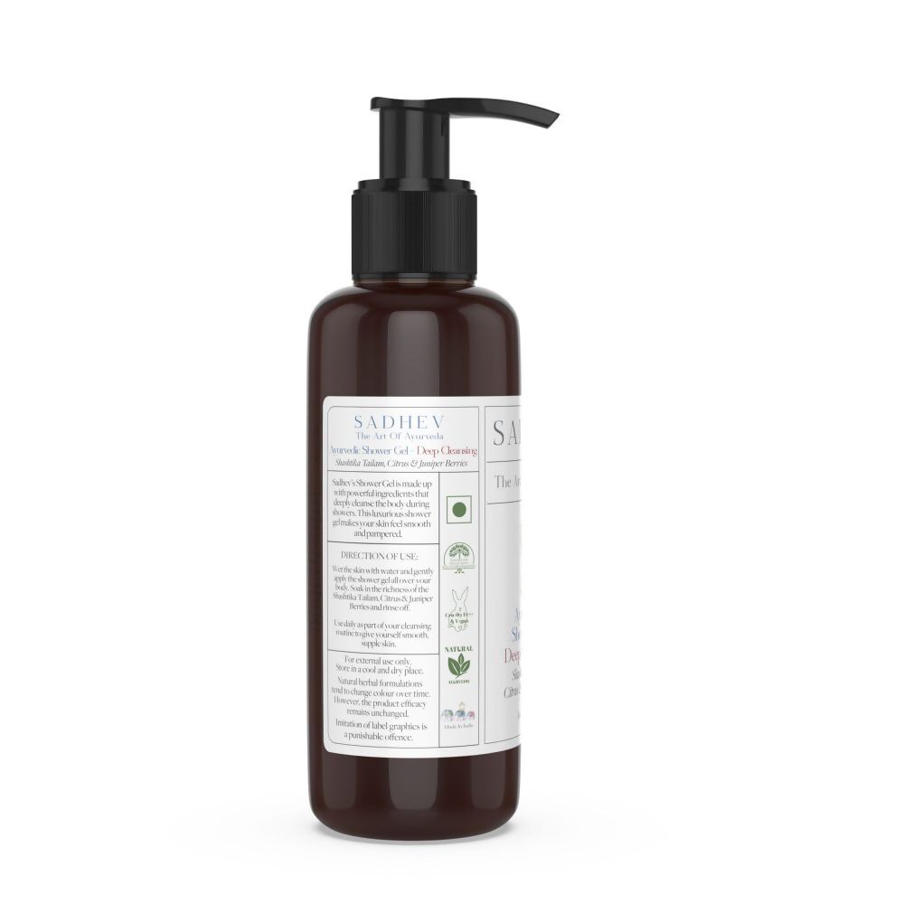 Sadhev Ayurvedic Shower Gel Deep Cleansing | Grocsy