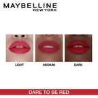 Maybelline New York Color Sensational Creamy Matte Lipstick / 647 Dare to be Red | Grocsy