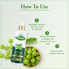 VI-JOHN Prakritik Amla & Bhringraj Shampoo For Strengthening, Made With 100% Natural Bio Actives | Grocsy