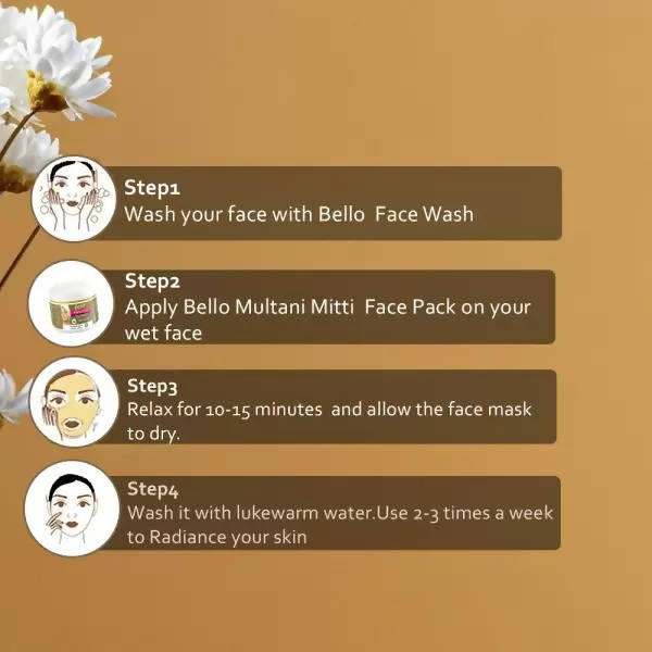 Bello Multani Mitti Face Mask | Grocsy