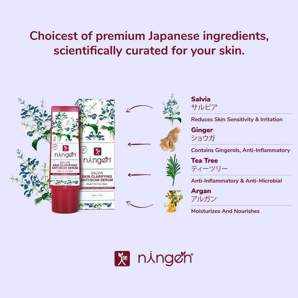 Ningen Salvia Skin Clarifying Anti-Scar Serum | Grocsy