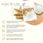 The Face Shop Real Nature Rice Face Mask - Korean Skincare | Grocsy
