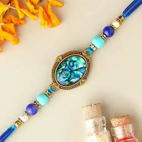 Striking Epoxy Rakhi & LuvIt Chocwich White | Grocsy