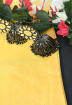 Mominos Fashion Johar Kamal Silver-Plated With Mirror Earrings Jhumkas | Grocsy