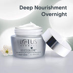 Lotus Herbals Whiteglow Skin Whitening & Brightening Nourishing Night Creme | Grocsy