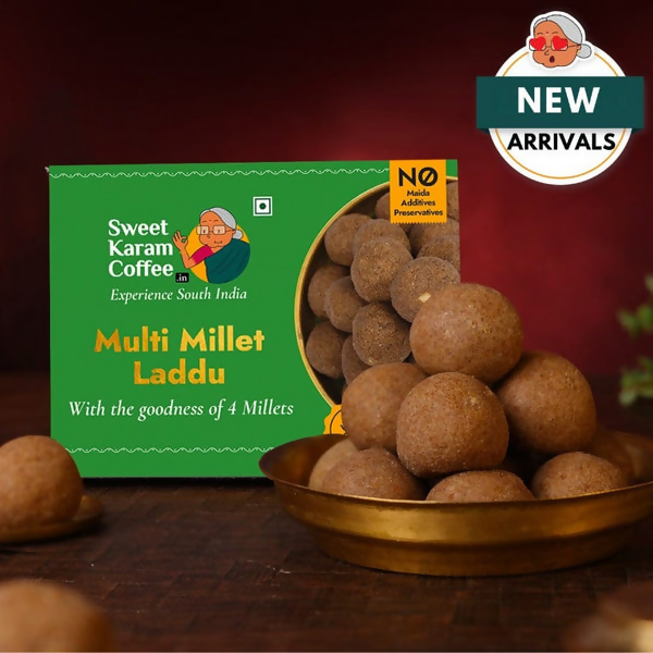 Sweet Karam Coffee Multi Millet Laddu | Grocsy