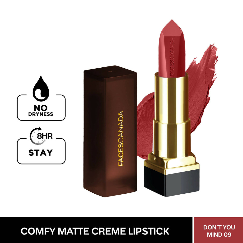 Faces Canada Comfy Matte Creme Lipstick - Don't You Mind 09 | Grocsy